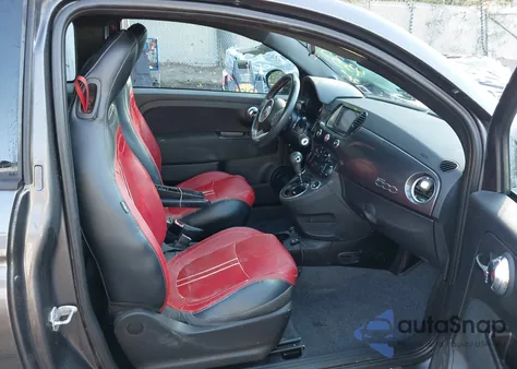 2015 Fiat 500 Abarth z USA, uszkodzony, nr VIN 3C3CFFFH9FT741517